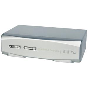 LINDY 39304 KVM-switch DisplayPort Muis, Toetsenbord 3840 x 2160 Pixel