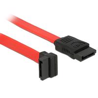 Delock SATA 3 GB/S-kabel recht naar boven hoek 22 cm rood
