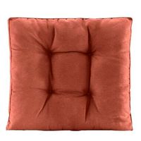 Loungekussen Florence zit terracotta 60x60 cm - Leen Bakker