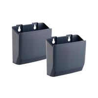 my wall HZ6L Accessoirehouder, veelzijdige opslag voor afstandsbedieningen, mobiele telefoons, pennen, donkerblauw, belastbaar tot 2 kg, opbergdoos, accessoirehouder, organizer, pennenopslag