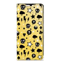 Mobiel BookCase Samsung Galaxy A33 5G Punk Geel