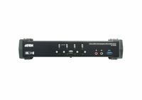 ATEN CS1924M KVM-switch 4 poorten DisplayPort, HDMI Muis, Toetsenbord, USB 4096 x 2160 Pixel - thumbnail