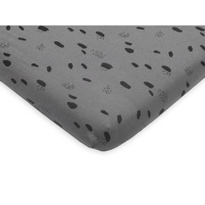 Jollein hoeslaken boxmatras 75x95cm Spot grey Jollein hoeslaken boxmatras 75x95cm Spot grey