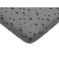 Jollein hoeslaken boxmatras 75x95cm Spot grey