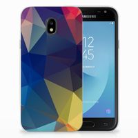 Samsung Galaxy J3 2017 TPU Hoesje Polygon Dark - thumbnail