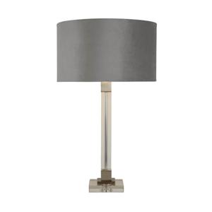 Searchlight Design tafellamp Scarborough goud met grijze kap EU67521GY