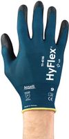 Ansell Handschoen | maat 10 groenblauw/zwart | EN 388:2016 PSA-categorie II | nylon m.polyurethaan | 12 paar - 11-616/10 11-616/10 - thumbnail