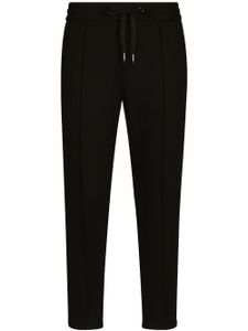 Dolce & Gabbana pantalon fuselé à plis marqués - Noir