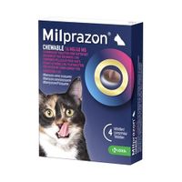 Krka Milprazon kauwtabletten ontwormingstabletten kat - thumbnail