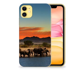 Apple iPhone 11 TPU Hoesje Olifanten