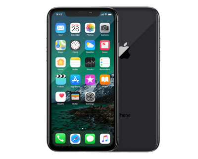 Refurbished iPhone X 256 GB Space Gray Als nieuw Refurbished iPhone X 256 GB Space Gray Als nieuw