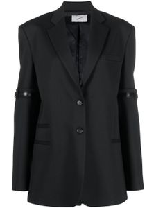 Coperni blazer à simple boutonnage - Noir