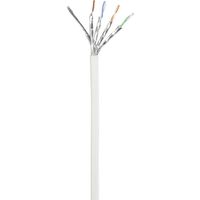 Renkforce RF-5047450 RJ45 Netwerkkabel, patchkabel CAT 6A S/FTP 2.00 m Wit Snagless, Vlambestendig 1 stuk(s) - thumbnail