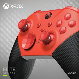 Microsoft Xbox Elite Series 2 - Core Zwart, Rood Bluetooth/USB Gamepad Analoog/digitaal Xbox Series S, Xbox Series X, PC, Xbox One, Xbox One S, Xbox One X