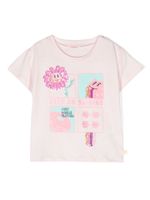 Billieblush t-shirt à imprimé graphique - Rose