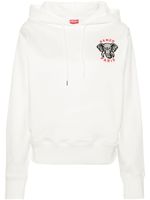 Kenzo hoodie à broderie Elephant Cres - Blanc