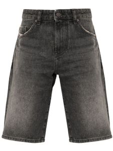 Diesel short en jean à coupe slim - Noir