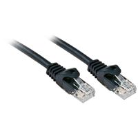 LINDY 48195 RJ45 Netwerkkabel, patchkabel CAT 6 U/UTP 5.00 m Zwart 1 stuk(s) - thumbnail