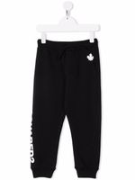 DSQUARED2 KIDS pantalon de jogging en jersey à logo imprimé - Noir