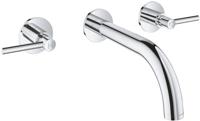 Grohe Atrio Wastafelmengkraan 3-gats 18 cm Chroom - thumbnail