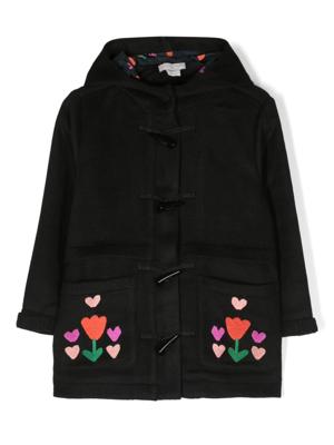 Stella McCartney Kids Donsjas met capuchon - Zwart Stella McCartney Kids Donsjas met capuchon - Zwart