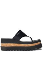 Stella McCartney sandales Sneak-Elyse à plateforme - Noir