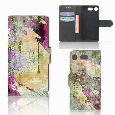 Hoesje Sony Xperia XZ1 Compact Letter Painting Hoesje Sony Xperia XZ1 Compact Letter Painting