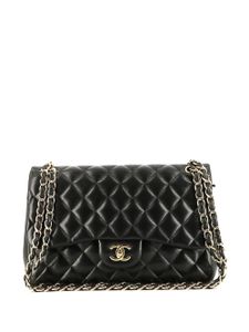 CHANEL Pre-Owned sac porté épaule Jumbo Timeless - Noir