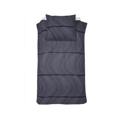 Damai Ocean Dekbedovertrek - 1-persoons (140x200/220 Cm + 1 Sloop) - Katoen Satijn - Indigo
