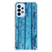 Samsung Galaxy A23 Stevig Telefoonhoesje Wood Blue