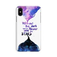 Stars quote: iPhone Xs Volledig Geprint Hoesje