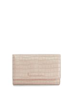 Giuseppe Zanotti pochette Wendy à effet peau de crocodile - Rose