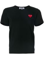 Comme Des Garçons Play t-shirt à logo cœur brodé - Noir