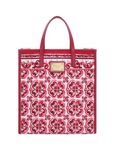 Dolce & Gabbana petit sac cabas à breloque logo - Rose