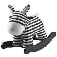 Kid's Concept hobbelzebra 64 cm zwart/wit