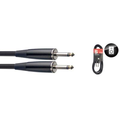 Stagg SSP3PP15 speakerkabel 1.5 mm2 jack - jack 3 meter Stagg SSP3PP15 speakerkabel 1.5 mm2 jack - jack 3 meter