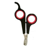 Nagelknippers, zwart, rood, 6 x 0,5 x 11,5 cm, huisdieren (24 stuks)