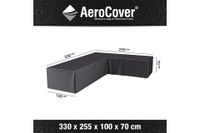 AeroCover | Loungesethoes 330 x 255 x 100 x 70(h) | L-vorm Rechts - thumbnail