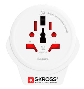 Skross 1500268 Reisstekker Country Adapter World to USA USB