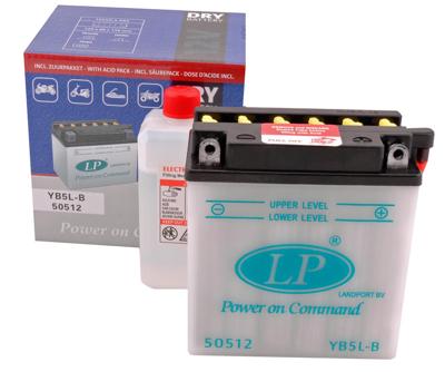 Accu Landport YB5L-B DRY (12V 5A)