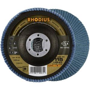 Rhodius 210663 LSZ F3 Lamellenschijf Diameter 115 mm Boordiameter 22.23 mm RVS 1 stuk(s)