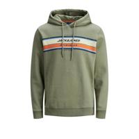 JACK & JONES ORIGINALS hoodie met logo lichtgroen