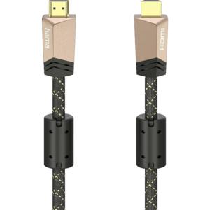 Hama 00205025 HDMI-kabel HDMI Aansluitkabel HDMI-A-stekker, HDMI-A-stekker 1.50 m Bruin 4K UHD