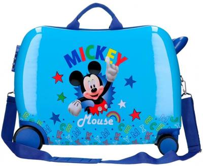 Disney koffer Mickey Mouse junior 34 liter ABS blauw Disney koffer Mickey Mouse junior 34 liter ABS blauw