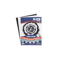 Tru-Ray Premium bouwpapier, zwart en wit, 22,9 cm x 30,5 cm, 144 vellen