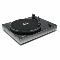 Aiwa APX-680BT Bluetooth-platenspeler, 2 snelheden 33/45 rpm, magnetische aluminium capsule, symmetrische arm, kleur: zwart