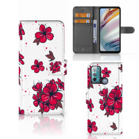 Motorola Moto G60 Hoesje Blossom Red - thumbnail