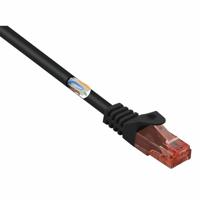 Renkforce RF-5043806 RJ45 Netwerkkabel, patchkabel CAT 6 U/UTP 3.00 m Zwart Snagless, Halogeenvrij 1 stuk(s) - thumbnail