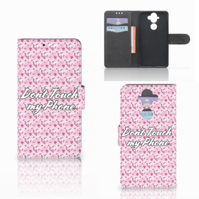Nokia 8 Sirocco | Nokia 9 Portemonnee Hoesje Flowers Pink DTMP