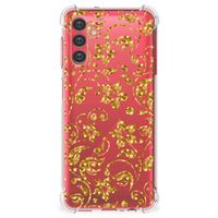 Samsung Galaxy A13 5G | A04s Case Gouden Bloemen